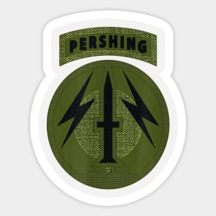 56th FA Bde Pershing Missile Unit Subdued OD Patch design Sticker